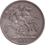 1900 CROWN ( GF ) - Crown - Cambridgeshire Coins