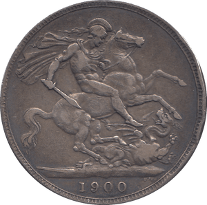 1900 CROWN ( GF ) - CROWN - Cambridgeshire Coins