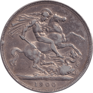 1900 CROWN ( GF ) - CROWN - Cambridgeshire Coins