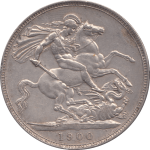1900 CROWN ( GVF ) - CROWN - Cambridgeshire Coins