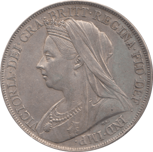 1900 CROWN ( GVF ) - CROWN - Cambridgeshire Coins