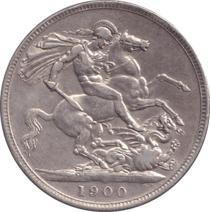 1900 CROWN ( GVF ) - CROWN - Cambridgeshire Coins