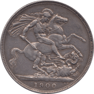 1900 CROWN ( GVF ) - WORLD COINS - Cambridgeshire Coins