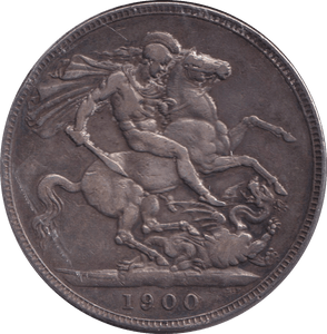 1900 CROWN ( VF ) - CROWN - Cambridgeshire Coins
