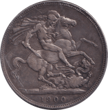 1900 CROWN ( VF ) - CROWN - Cambridgeshire Coins