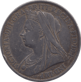 1900 CROWN ( VF ) - CROWN - Cambridgeshire Coins