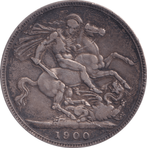 1900 CROWN ( VF ) - Crown - Cambridgeshire Coins