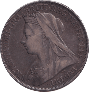 1900 CROWN ( VF ) - CROWN - Cambridgeshire Coins