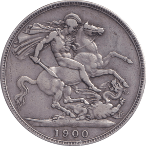 1900 CROWN ( VF ) - CROWN - Cambridgeshire Coins