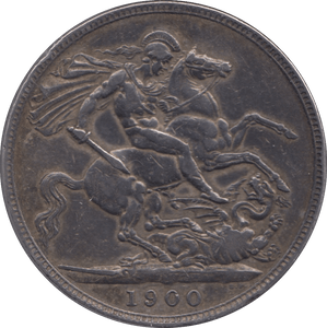 1900 CROWN ( VF ) - CROWN - Cambridgeshire Coins