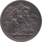 1900 CROWN ( VF ) - CROWN - Cambridgeshire Coins