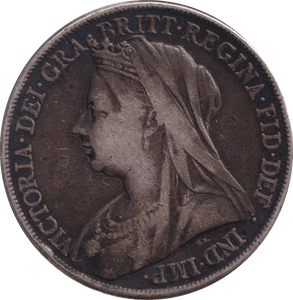 1900 CROWN ( VF ) - CROWN - Cambridgeshire Coins