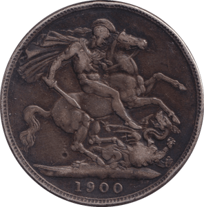 1900 CROWN ( VF ) - CROWN - Cambridgeshire Coins