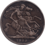 1900 CROWN ( VF ) - CROWN - Cambridgeshire Coins