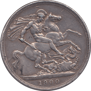 1900 CROWN ( VF ) - CROWN - Cambridgeshire Coins