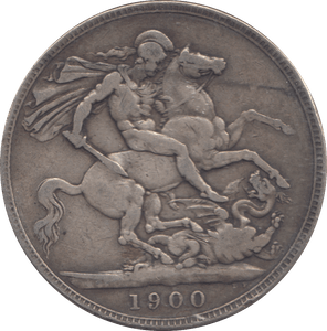 1900 CROWN ( VF ) - CROWN - Cambridgeshire Coins