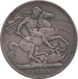 1900 CROWN ( VF ) - CROWN - Cambridgeshire Coins