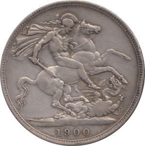 1900 CROWN ( VF ) - CROWN - Cambridgeshire Coins
