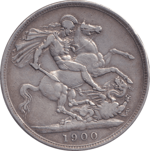 1900 CROWN ( VF ) - CROWN - Cambridgeshire Coins