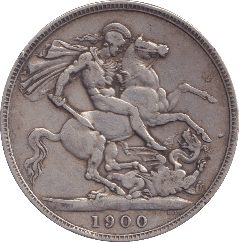 1900 CROWN ( VF ) - FLORIN - Cambridgeshire Coins