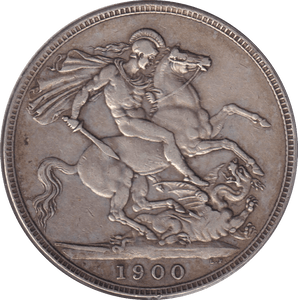 1900 CROWN (VF) - CROWN - Cambridgeshire Coins
