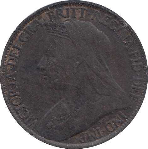 1900 FARTHING ( AUNC ) - FARTHING - Cambridgeshire Coins