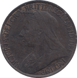 1900 FARTHING ( AUNC ) - FARTHING - Cambridgeshire Coins