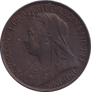 1900 FARTHING ( EF ) - FARTHING - Cambridgeshire Coins