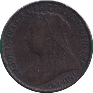 1900 FARTHING ( FINE ) - FARTHING - Cambridgeshire Coins