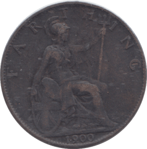 1900 FARTHING ( GF ) - FARTHING - Cambridgeshire Coins