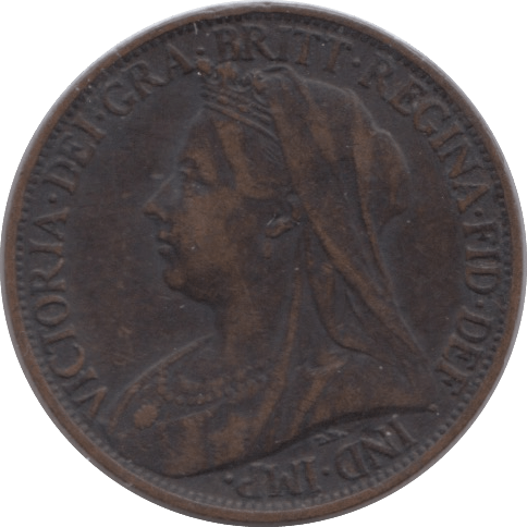 1900 FARTHING ( GF ) - Farthing - Cambridgeshire Coins