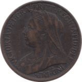 1900 FARTHING ( GF ) - Farthing - Cambridgeshire Coins