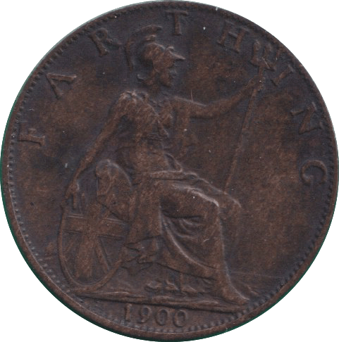 1900 FARTHING ( GF ) - FARTHING - Cambridgeshire Coins
