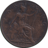 1900 FARTHING ( GF ) - FARTHING - Cambridgeshire Coins