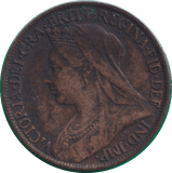 1900 FARTHING ( GF ) - FARTHING - Cambridgeshire Coins