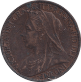 1900 FARTHING ( GF ) - Farthing - Cambridgeshire Coins