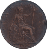 1900 FARTHING ( GF ) - Farthing - Cambridgeshire Coins