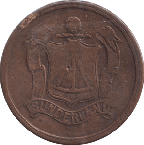 1900 FERRY TOKEN SUNDERLAND - OTHER TOKENS - Cambridgeshire Coins