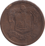 1900 FERRY TOKEN SUNDERLAND - OTHER TOKENS - Cambridgeshire Coins