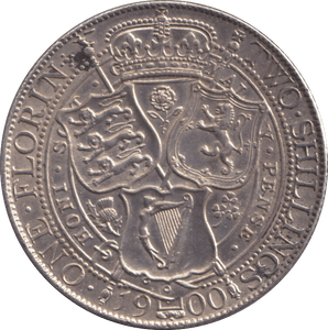 1900 FLORIN ( AUNC ) - FLORIN - Cambridgeshire Coins