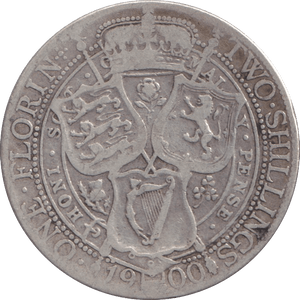 1900 FLORIN ( FINE ) - FLORIN - Cambridgeshire Coins