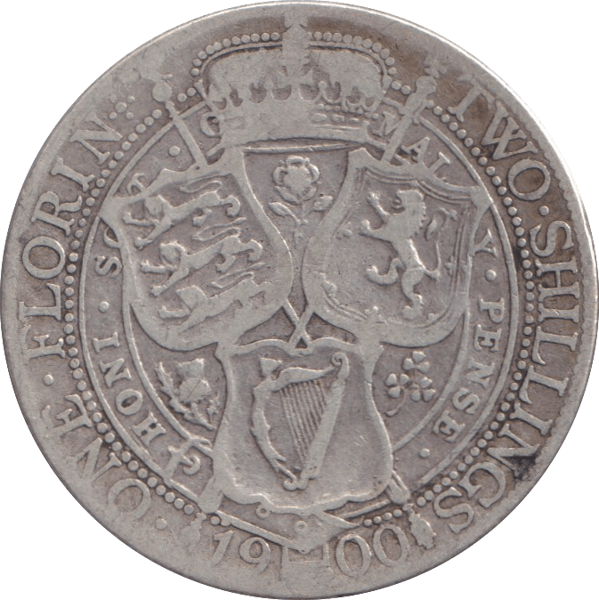 1900 FLORIN ( FINE ) - FLORIN - Cambridgeshire Coins