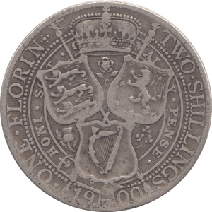 1900 FLORIN ( FINE ) - FLORIN - Cambridgeshire Coins