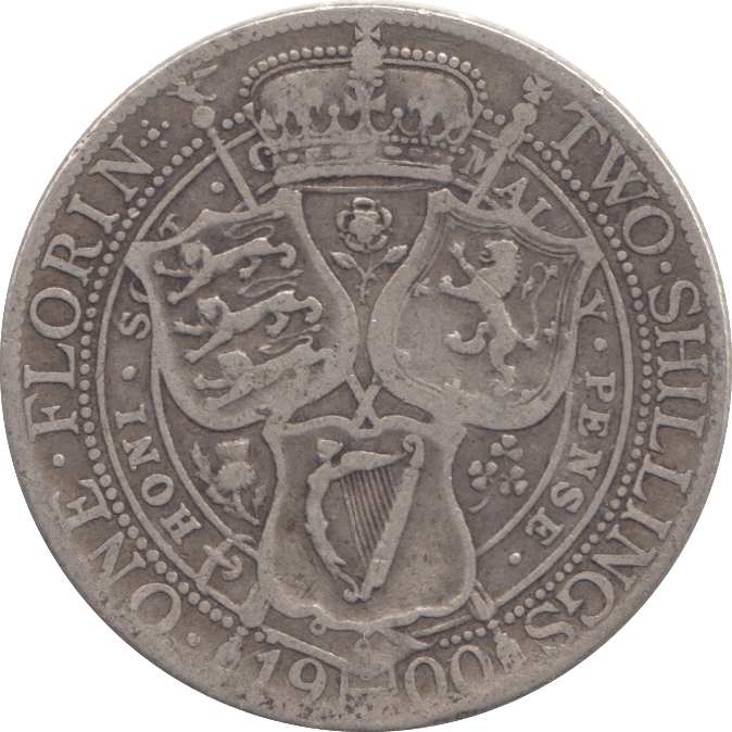 1900 FLORIN ( FINE ) - FLORIN - Cambridgeshire Coins