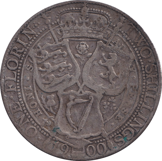 1900 FLORIN ( FINE ) - FLORIN - Cambridgeshire Coins