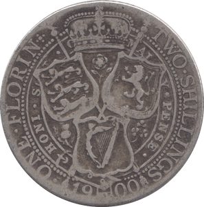 1900 FLORIN ( FINE ) - FLORIN - Cambridgeshire Coins