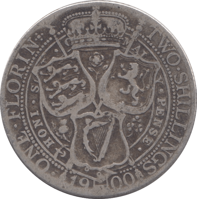 1900 FLORIN ( FINE ) - FLORIN - Cambridgeshire Coins