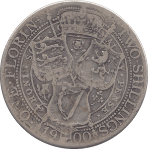 1900 FLORIN ( FINE ) - FLORIN - Cambridgeshire Coins