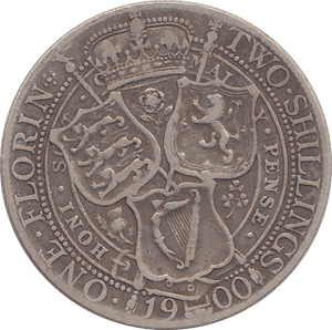 1900 FLORIN ( GF ) - FLORIN - Cambridgeshire Coins
