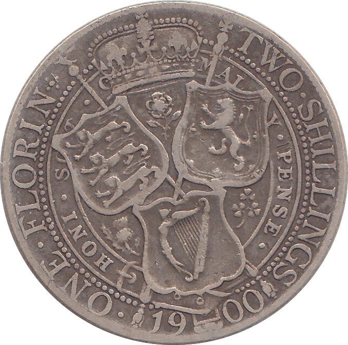 1900 FLORIN ( GF ) - FLORIN - Cambridgeshire Coins